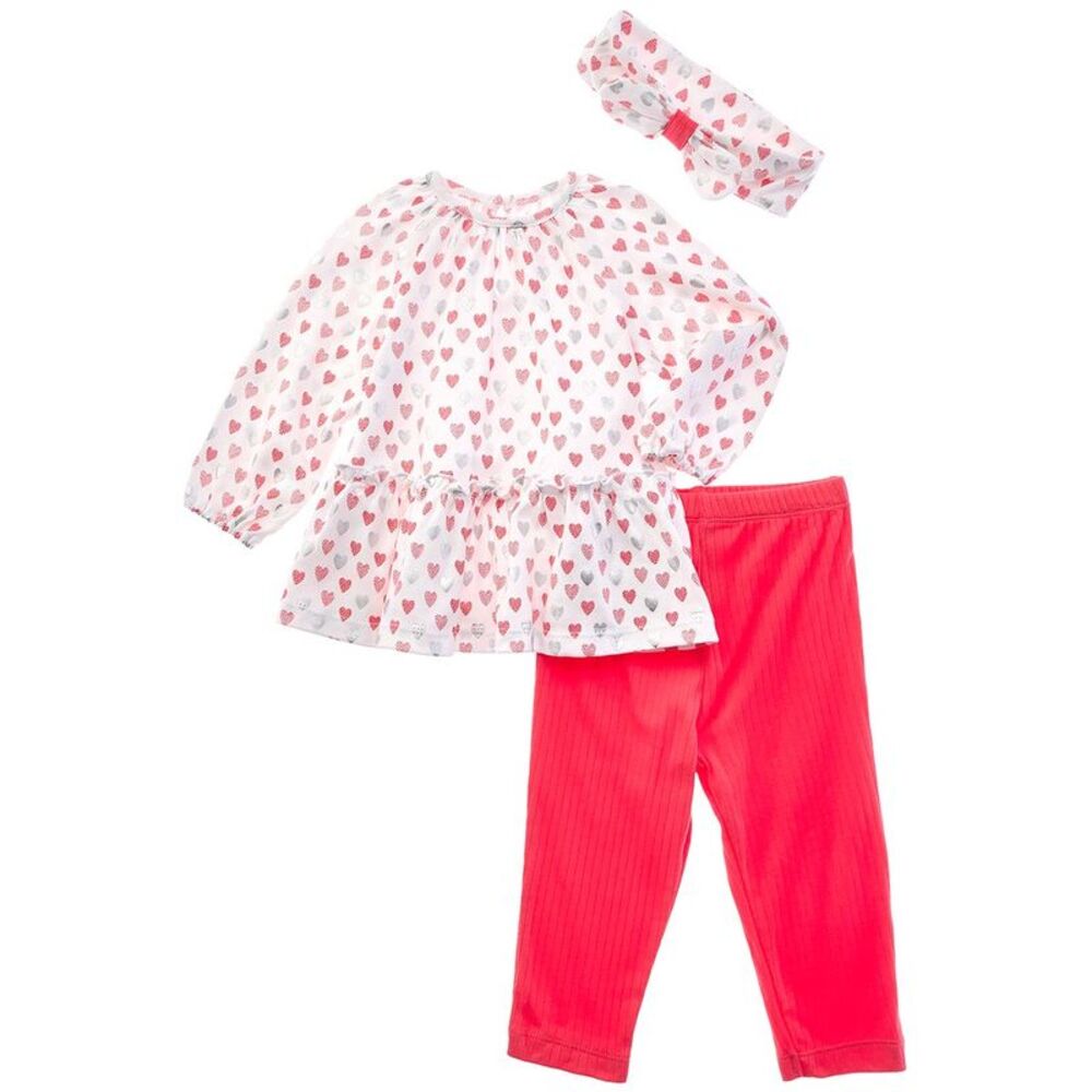 Little Me Hearts Tunic Set Headband